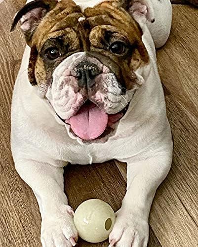 Chew King by Mammoth Set of 2 Glowing Fetch Ball, Durable Bouncy Interactive Toy for Pets & Dogs, Lightweight, 3 Inch, Fits Ball Launcher