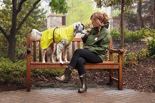 Goldpaw Rainpaw Waterproof Dog Raincoat - Durable Dog Rain Jacket for All Seasons - Easy to Wear, Adjustable, Premium Pet Outerwear - Made in The USA - Machine Washable - Pink - Size 8