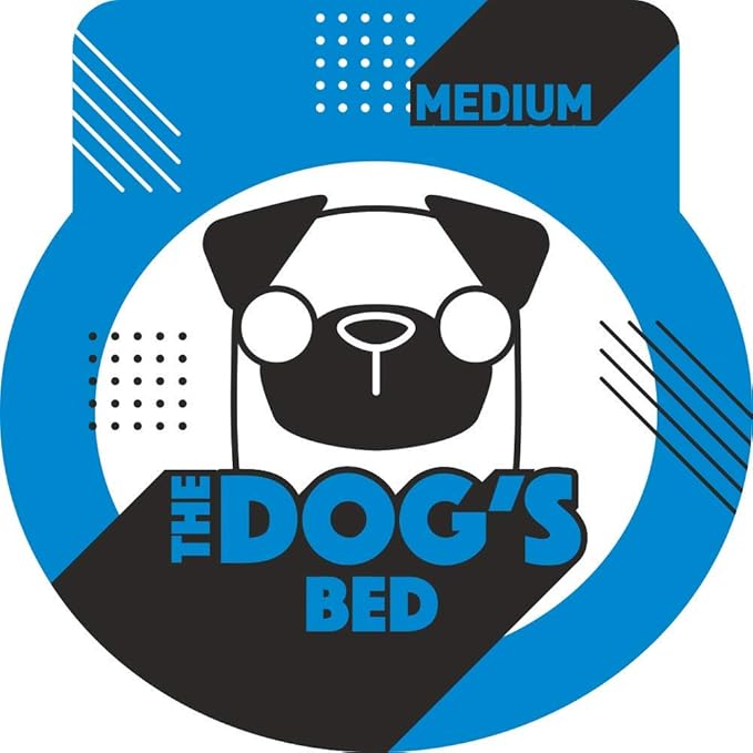 The Dog’s Bed Orthopedic Memory Foam Dog Bed, Medium Blue Oxford with Red Trim USA Flag, Pain Relief for Arthritis, Hip & Elbow Dysplasia, Post Surgery, Supportive, Calming, Waterproof Washable