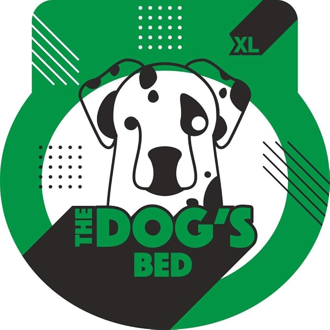 The Dog's Bed Replacement Outer Cover ONLY (Outer Cover ONLY - NO Bed, NO Waterproof Inner) for The Dog's Bed, Washable Oxford Fabric, Extra Large (Blue with Red Piping USA Embroidery Flag)