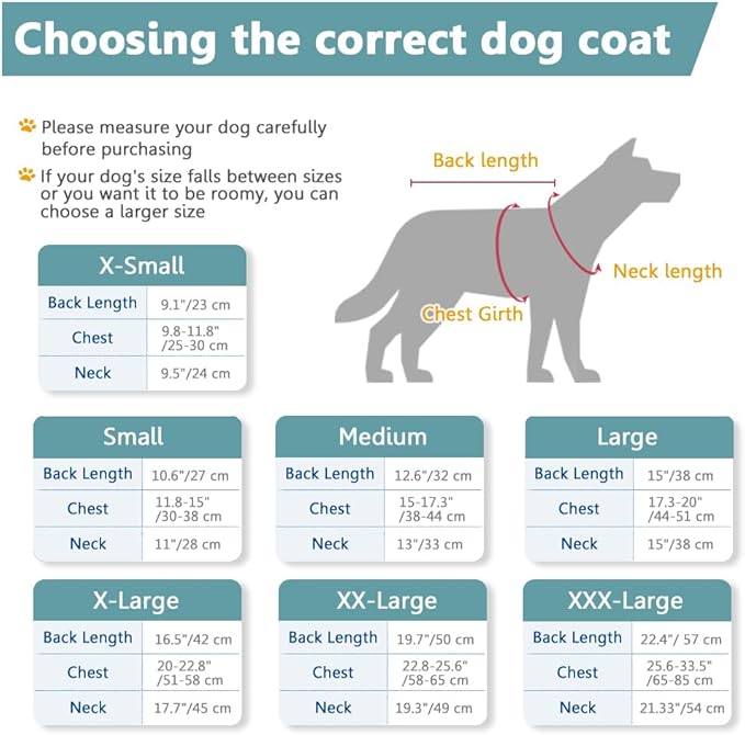 Fleece Hoodie, Windproof Waterproof Dog Coat, Winter Warm Jacket, Cold Weather Pet Apparel Clothes Vest for Small Medium Large Dogs (XL, Mintgreen)