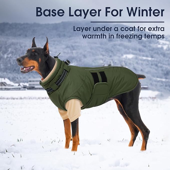 IECOii 2 Pack XL Dog Fleece Sweater for Medium Dogs, Warm Dog Turtleneck with Stretch for Beagle, Cozy Fall Winter Pullover Dogs Sweatshirt with Sleeve, Indoor & Outdoor Sweaters for Walking, XL