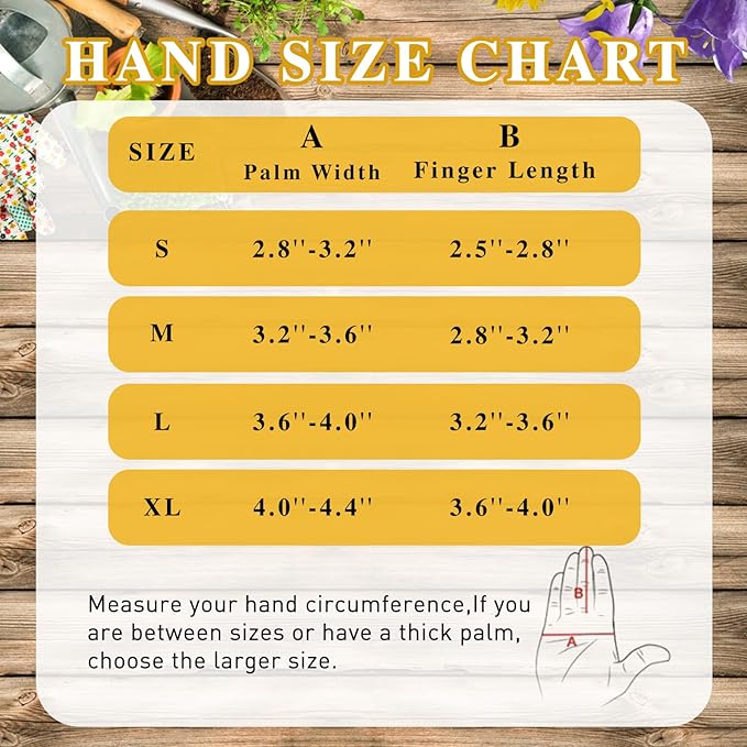 HANDLANDY Long Gardening Gloves for Men & Women, Cowhide Leather Rose Pruning Gloves, Breathable Thorn Proof Gauntlet Glove (Dark Grey-Black, M)