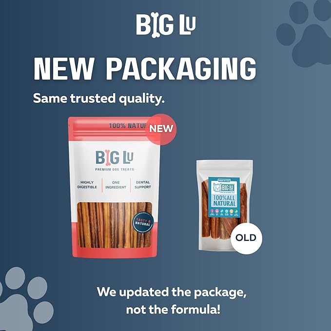 Big Lu – Pig Ear Dog Chews, 6 Count, All-Natural Single-Ingredient Pork Treats, Easily Digestible, Supports Joint Health with Glucosamine and Chondroitin