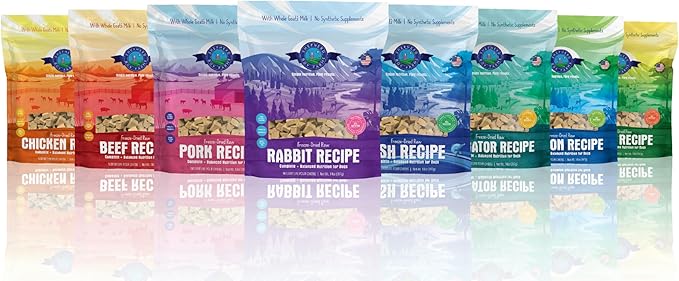 Shepherd Boy Farms Freeze Dried Raw Dog Food, Chicken Recipe, All Natural, No Synthetics, Made in USA with Goat's Milk & Organic Produce, High Protein, Complete Meal (48oz)