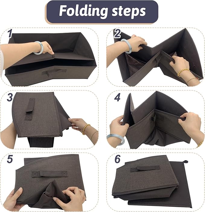 VCEPJH Collapsible Dog Toy Box Organizer-2Pack Large Dog Toy Bin with Handle Fabric Dog Treat Basket Open Dog Toy Chest for Organizing Pet Toys and Accessories Storage