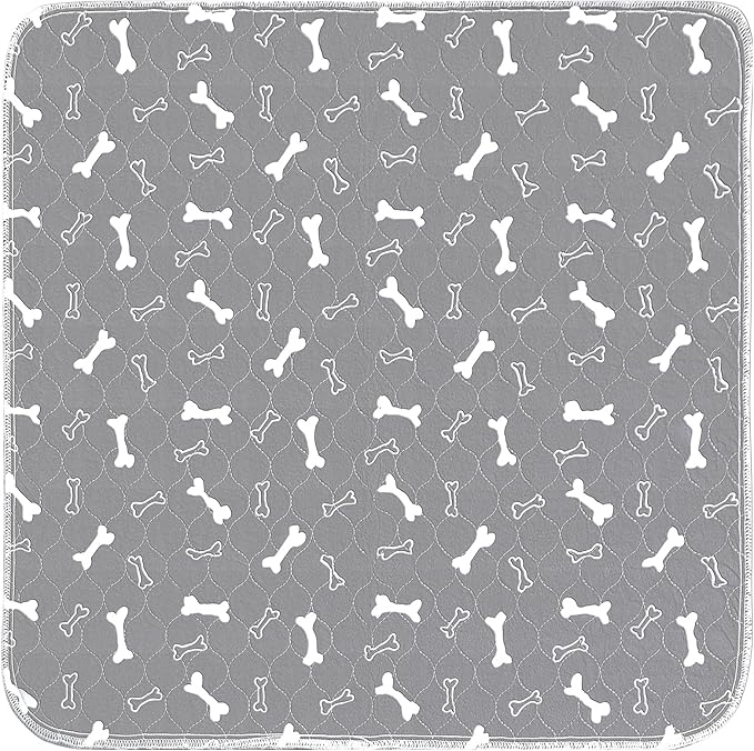 Washable Pee Pads for Dogs Large 48" x 48" 2-Pack Reusable Puppy Pads Pet Training Pads, Fast Absorb Dog Mats, Waterproof Whelping Pad, Non-Slip Protects Against Urine Leakage