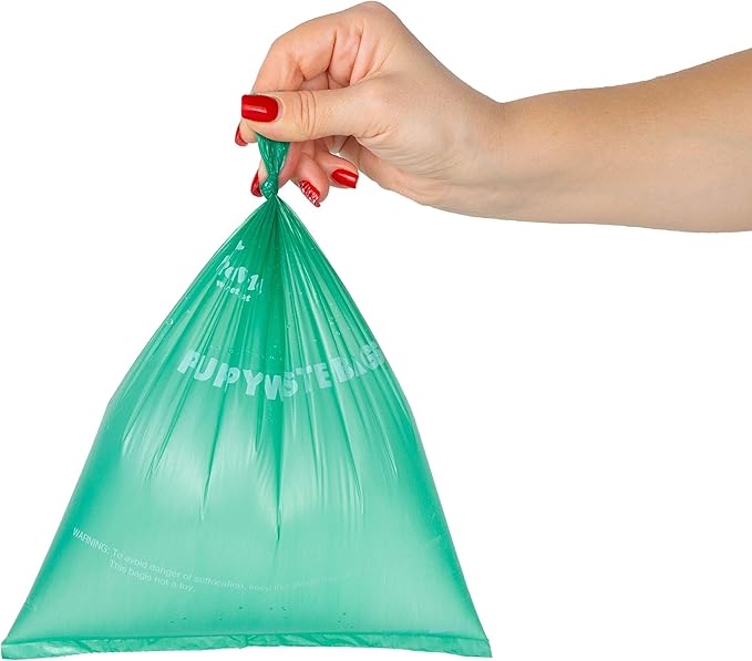 PETSWORLD Scented Dog Poop Bags, Biodegradable Waste Bags for Dogs with Dispenser and Leash Clip, Thick, Sturdy Leak-proof Poop Waste Bags, Odor Proof Bags in Cucumber Scent, 4000 Count Poop Bag Rolls