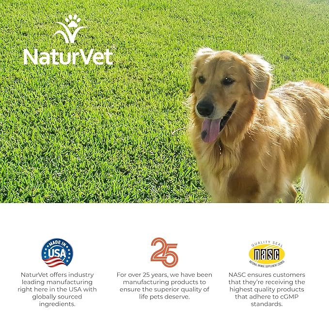 NaturVet – GrassSaver Wafers for Dogs Plus Enzymes – 300 Wafers – Healthy Supplement to Help Rid Your Lawn of Yellow Spots – Synergistic Combination of B-Complex Vitamins & Amino Acids