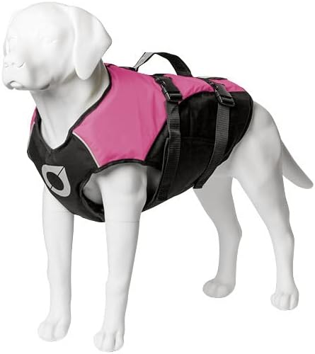 Stunt Puppy Float Doggy Life Jacket, Ergonomic Dog Life Vest for Swimming, Patented Design for Secure Fit, X-Small, Pink