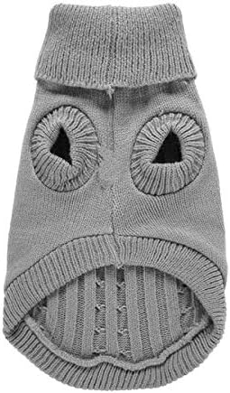 Dog Sweater for Small, Medium, Large Dogs - Warm Winter Turtleneck Pet Clothes for Cats and Puppies - Cute Christmas Coat for Girls and Boys