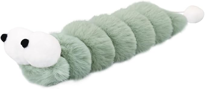 PAZ'S GIFT Cat Toy Interactive cat Mint cat Kick Toy, 11 feet Long, chewable Furry Plush Toy, Soothing Kitten Pillow，Appease The kitten's Pillow