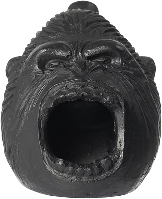 Aztec Death Whistle, Up To125+ Decibels Loud Real Screaming Silbato Azteca Death Whistles Loudest Authentic Human Ehecachichtli Sounding Screams Aztec War Whistle Halloween Costumes Gift (Black)