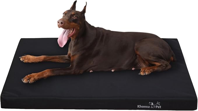 KHONSU PET Outdoor Waterproof Dog Bed Durable Tough Bed - Not Chew Proof (100lb Size XXL)