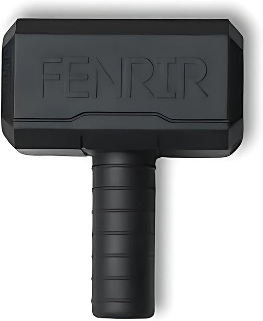 Fenrir Hammer Dog Chew Toy Strong Rubber Stuffable Enrichment Toy for Chewers (Black, Medium)
