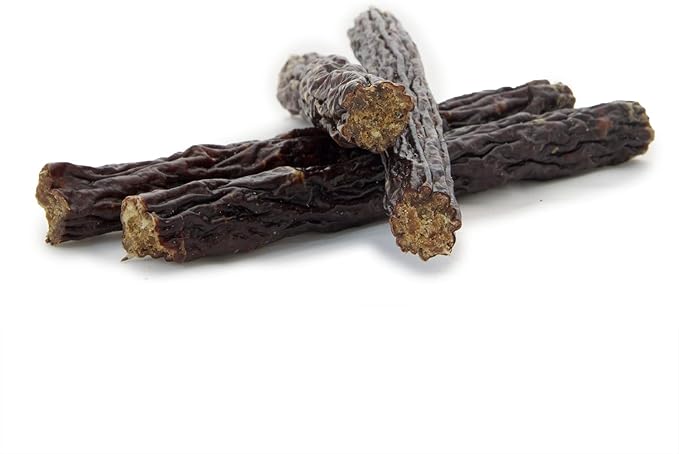 Lucky Premium Treats Lucky Shorty Slims – Beef Dog Treats and Crunchy Dog Chew Sticks with Real Beef for Small to Large Dogs (20 Count)