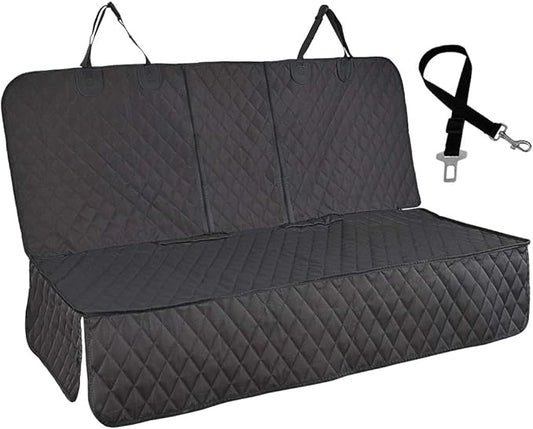 Honest Dog Car Seat Covers, Dog seat Cover with Side Flap for Cars, Trucks, and Suv's - Waterproof & Nonslip Pet Seat Cover for Backseat
