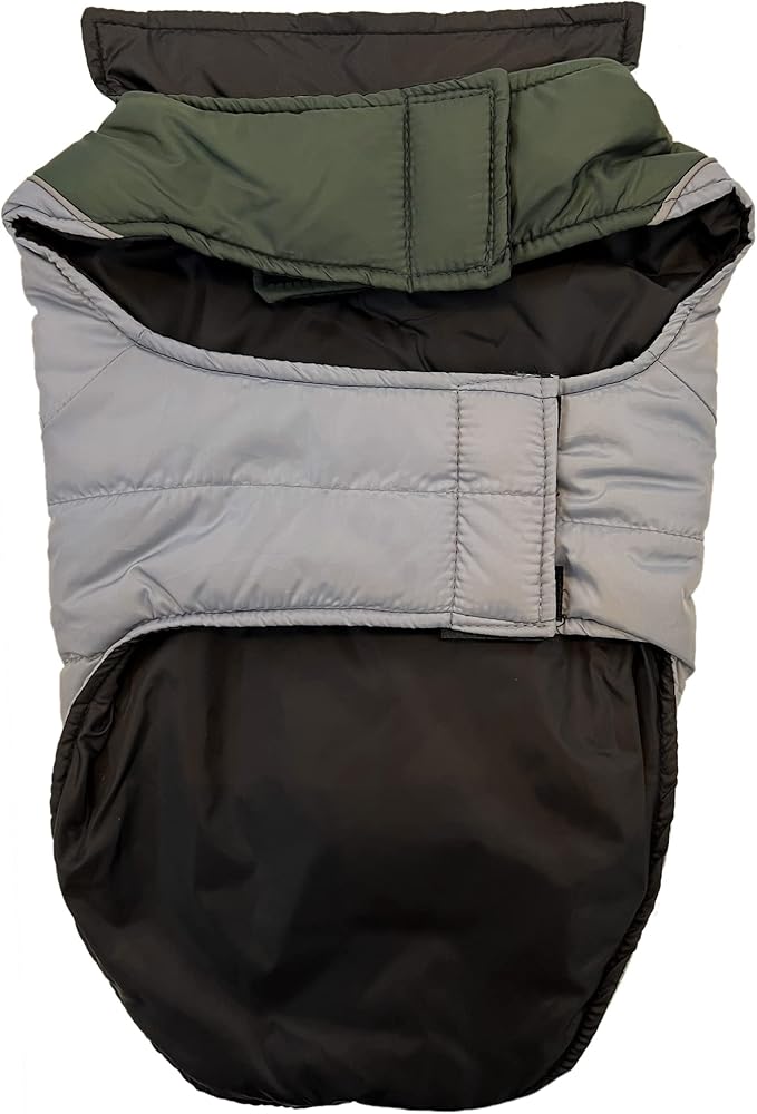 Pets First Collegiate Michigan State Spartans Puffer Vest for Dogs & Cats. Size Large. Warm, Cozy, and Waterproof Dog Coat, for Small and Large Dogs/Cats.