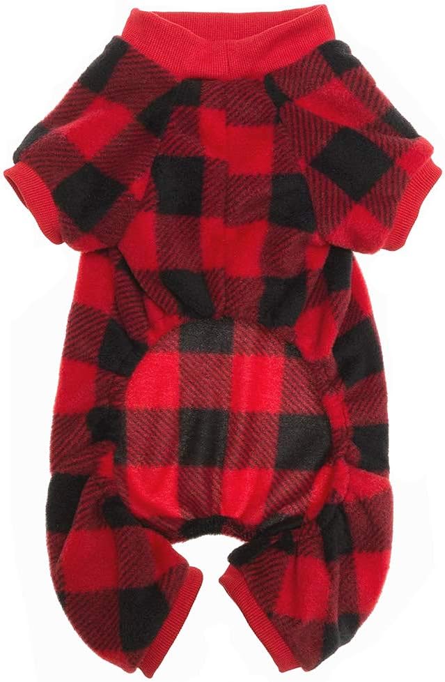 SCENEREAL Dog Pajamas for Large Sized Dogs - Soft Pet Sweater Clothes Pjs, Warm Comfy Puppy Coat Onesie Outfits for L XL XXL Doggie Winter, Holiday Christmas Dog Costume Jammies