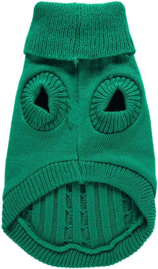 Dog Sweater, Warm Dog Sweaters for Small Dogs Medium Large Dogs, Cute Winter Classic Turtleneck Pet Sweater Cat Sweater Dog Clothes Coat Dog Christmas Sweaters for Girls Boys Dog Puppy Cat