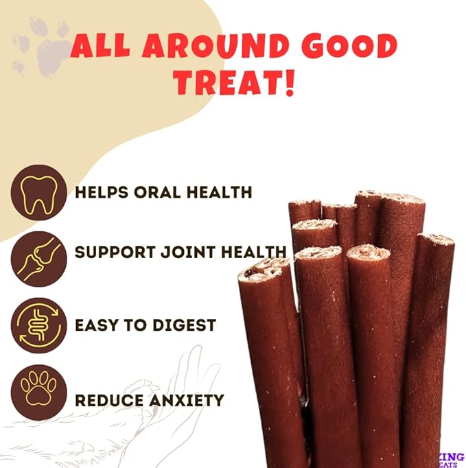 Amazing Dog Treats 12 Inch Collagen Stick - (20 Count)- Collagen Sticks for Dogs - No Hide Dog Bones