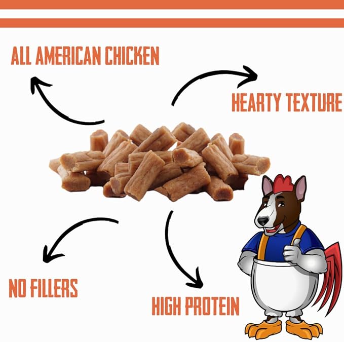 Bully Boy's Famous Chicken Sticks Dog Treats | Free from Wheat, Corn, Soy, or Gluten | USA Sourced Ingredients | with Smokehouse Chicken | Made in Utah | 7 oz - 3 Pack