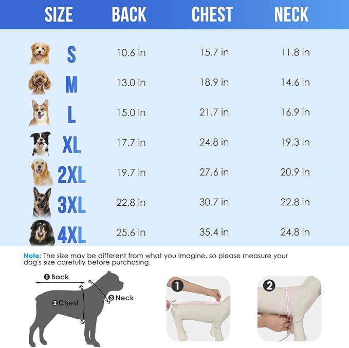 SlowTon Dog Hoodie Tie Dye - Warm Dog Sweater Hoodies with Pocket, Fall Winter Dogs Coat Jacket Pet Outfit Puppy Hooded Sweatshirt Clothes for Small Medium Large Dogs Boy Girl (Blue, XXL)