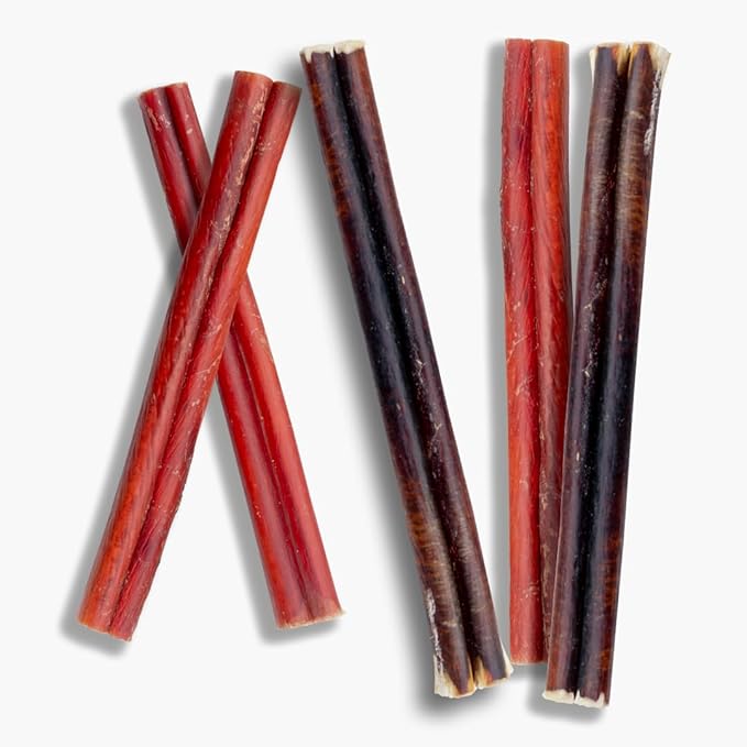 Bully Sticks 6–7" — 1 lb Thick Value Pack| Natural Single-Ingredient Dog Chews, Long-Lasting Dental Support Treats for All Breeds