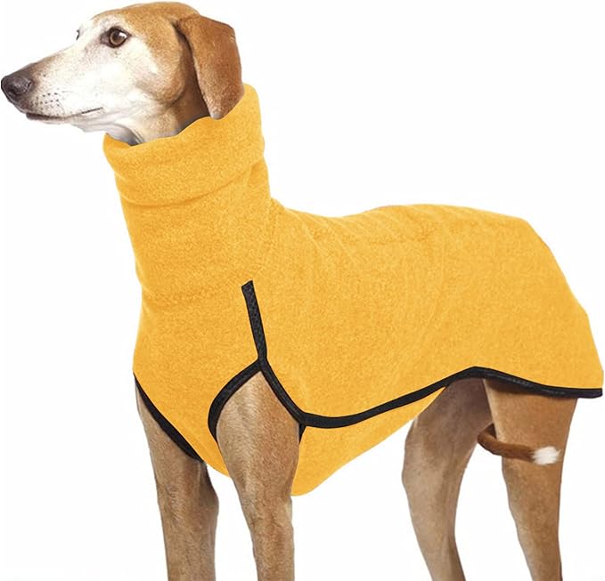 Esobo Fleece Dog Apparel Winter Warm Dog Coat Doggie Turtleneck Cozy Jacket Soft Shirt Vest Stylish Pet Outfits for Small Medium Large Dogs