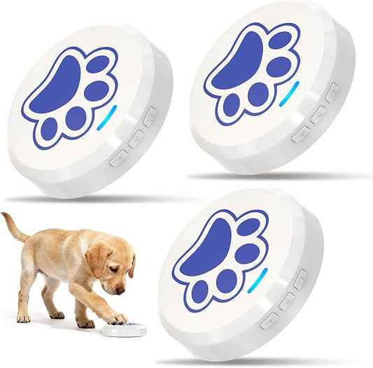 ChunHee Dog Training Bells for Door - Dog Door Bell for with 28 Custom Sounds | Dog Bell for Door Potty Training | Chew-Proof & Adjustable Volume (0-115dB) | Teach Puppies to Signal to Go Outside