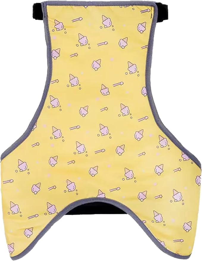Waterproof Belly Shield for Corgis & Dachshunds – Adjustable underbelly Protector. Male/Female Designs. Stays Dry in rain, mud & Grass. Ideal for Sensitive Skin (Yellow - Male, M)
