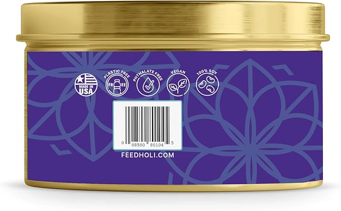 HOLI Pet Odor Eliminator Candle – Tropicale Scent – All Natural Soy Wax, Paraben & Phthalate Free, Pet Safe, Long-Lasting 60-Hour Burn, Non-Toxic & Plastic-Free Air Freshener for Home