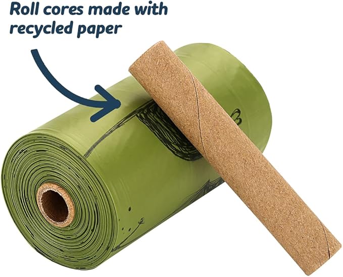 Ley's Dog Poop Bags 135 Count, Lavender Scented Extra Thick Waste Bag with Dispenser, 100% Leak Proof, Doggie Bag Refill Rolls