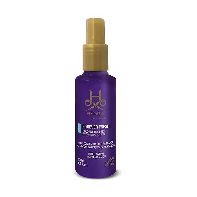 Hydra Forever Fresh Pet Cologne, Finishing Cologne for Dogs and Cats, Grooming Spray, 4.4 Ounces