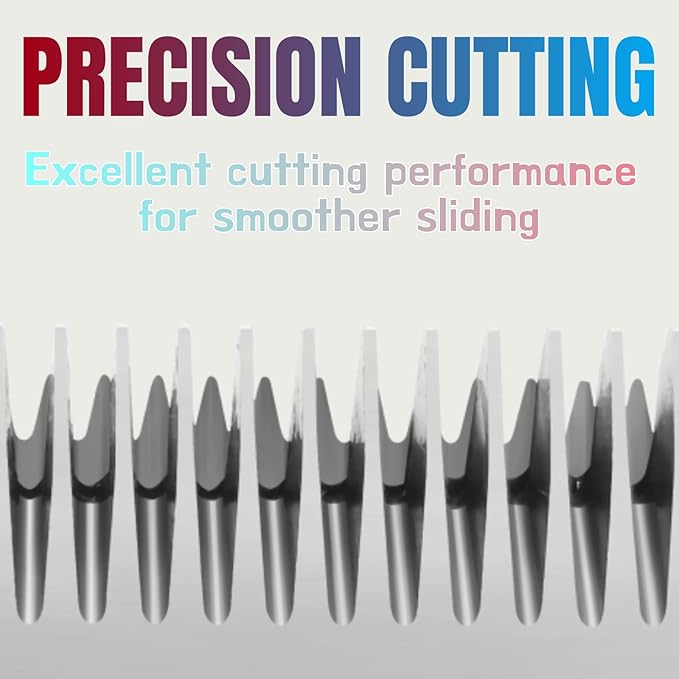 4FW Dog Grooming Clipper Replacement Blades, Compatible with Ainds, Oster A5, Wahl Km10 and Other Series Clippers, Blade Size-4FW Cut Length 3/8"(9.6mm)