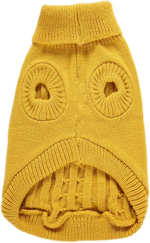 Dog Sweater, Warm Turtleneck Pet Sweater for Small Medium Large Dogs, Cute Winter Classic Cat Sweater Clothes Coat Christmas Sweaters for Girls Boys Puppy