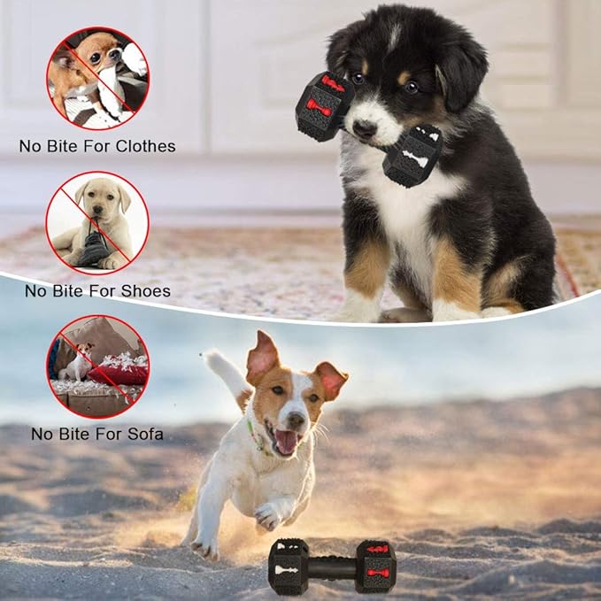 Dog Chew Toys for Aggressive Chewers,Food Grade Non-Toxic Dental Pet Toy,Tough Durable Indestructible Dog Toys for Small Medium Dogs.Black（8IB-15IB）