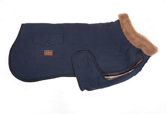 Sedona Dawn Dog Winter Jacket with Sherpa Fleece Lined Canvas for Medium and Large Breeds - Cold Weather Coat | 55 (M)