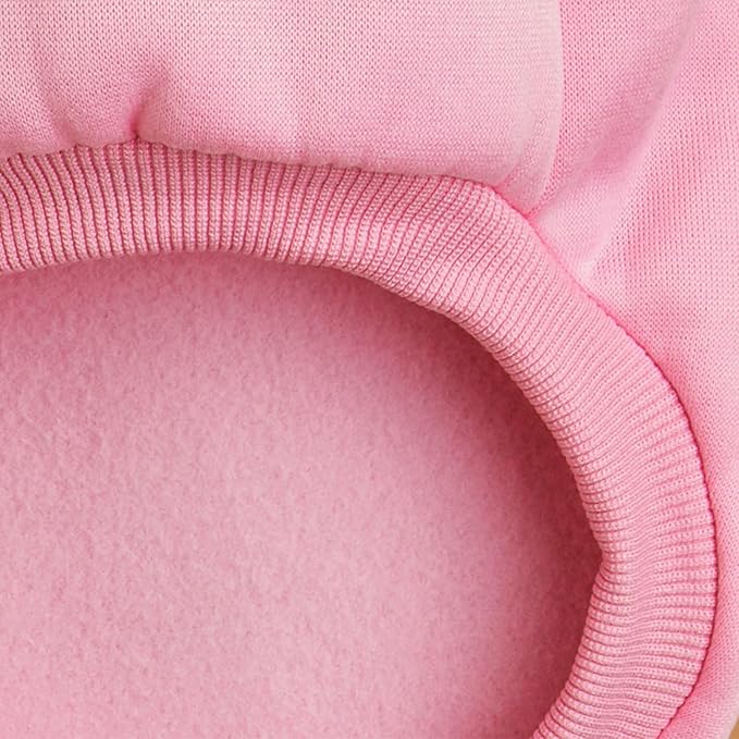 Puppy Sweater for Small Dogs Clothes Warm Winter Cat Clothe Pet Sweatshirt Knitwear Doggie Kitten Clothing, Pink, X-Small