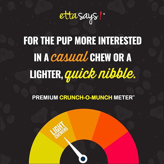 etta says! Premium Crunchy Dog Chews 7” Variety Pack - Grain-Free Dog Treats, Good for Teeth, Easy to Digest - Made in The USA (12 Count Pack of 1)