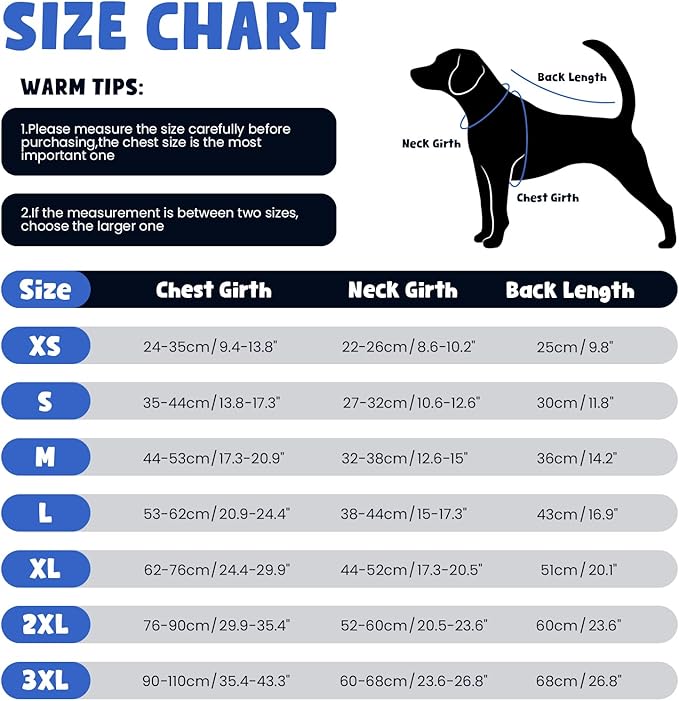Warm Dog Coat,Waterproof Jacket in Winter Adjustable and Reversible Doggy Fleece Outfit,Thick Clothes with Foldable Collar for Puppy in Cold Days,S RoyalBlue