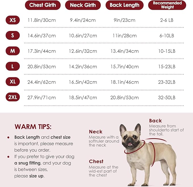 KOESON XL Dog Sweater for Large Size Dogs, Turtleneck Extra Large Sweater for Dogs Girl Boy, Warm Large Dog Sweaters for Christmas, Soft Doggie Winter Knitwear with Sleeves, Red, XLarge