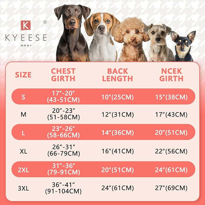 KYEESE Waterproof Dog Coat, Windproof Warm Winter Jacket with Thick Fleece Lined, Cozy Turtleneck Dog Coats for Large Dogs with Leash Hole, Reflective Outdoor Cold Weather Coat, Gray, XXX-Large