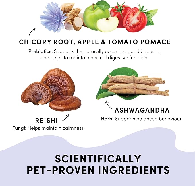 CRUMPS NATURALS Gutsy-Calm Bites 10oz/284g, Dog Treats, Supplements