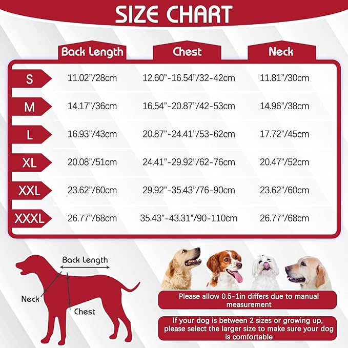IDOMIK Dog Winter Coat, Reflective Waterproof Dog Jacket for Cold Weather, Warm Pet Coats for Small Medium Large Dogs, High Collar Doggy Fleece Snow Jacket, Winter Vest with Adjustable Buckle,M