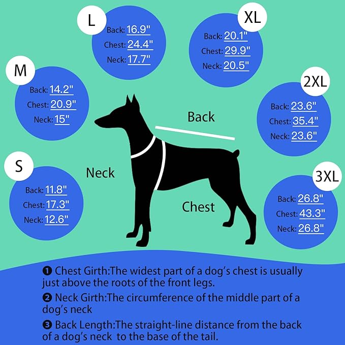 MIGOHI Dog Coat with Harness Built in, 2-in-1 Windproof Dog Winter Coat, Thermal Reflective Jacket with Back Zipper for Large Dogs Cold Weather, Labrador Retriever, Navy Blue, 2XL