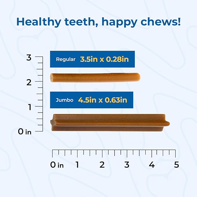 N-Bone Jumbo Puppy Teething Sticks Peanut Butter Flavor Dog Treats, 7 Count 7.28-oz Bag