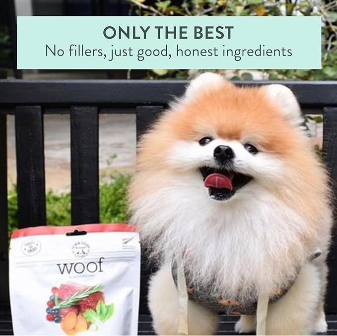 The New Zealand Natural Pet Food Co Wild Venison - Air Dried, Toppers, High Protein, Natural Limited Ingredient Recipe Dry Dog Food - 3.5 oz