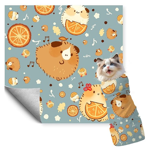 27.6"Cat Grooming Wrap (for nail trimming and veterinary care) - Large-Scale Anti-Escape Cat Containment Device- Multifunctional pet grooming essential, (C2 Suitable for 15 lbs)