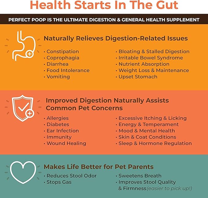 Perfect Poop Digestion & Health Supplement for Dogs: Fiber, Prebiotics, Probiotics, Enzymes Digestive, Hard & Soft Stool, Improved Health (4.2oz Cheddar Bag + 4.2 oz Chicken Bag, 4.2 oz Bundle)